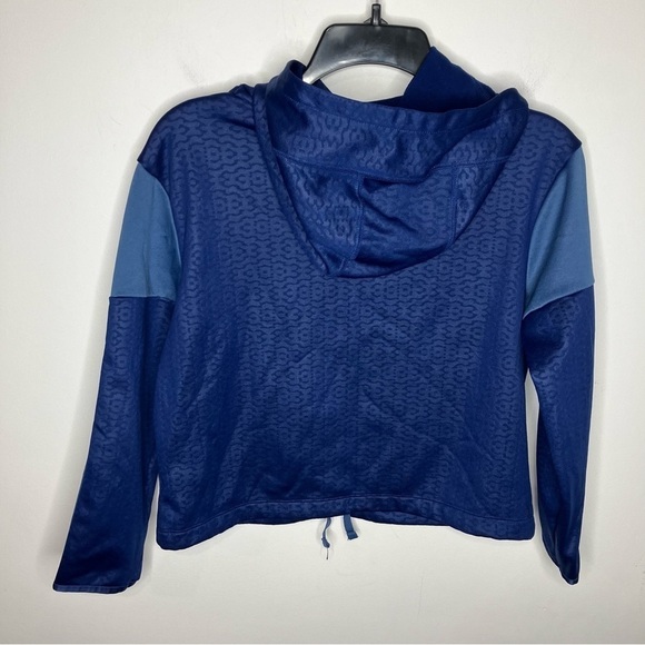Nike dri-fit cropped sweatshirt hoodie blue size large - Picture 6 of 8